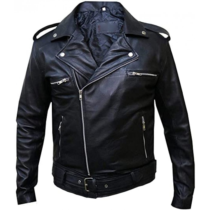 The Walking Dead Negan Black Leather Jacket